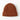 Rust Merino Toque back view