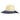 Cream/Navy TOY1 Audrey Straw Sun Hat front view