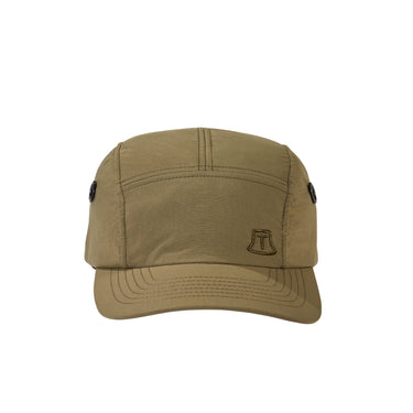 Olive 5-Panel Recycled Cap front view