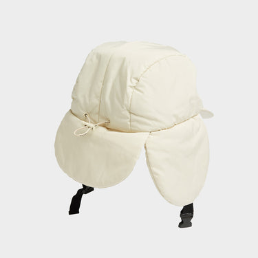 Ecru Arctic Aviator side back view flaps down