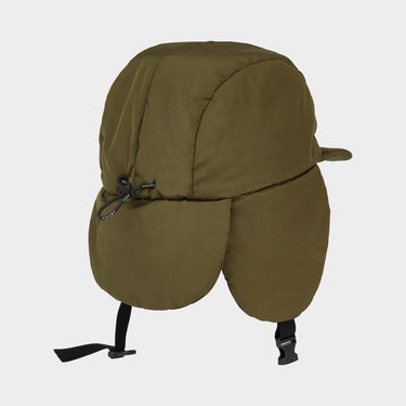 Olive Arctic Aviator side back view flap downs
