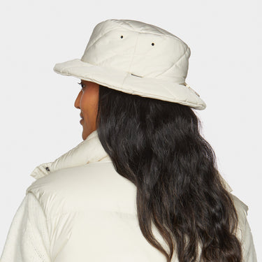 Ecru Abbott Bucket back side view on model