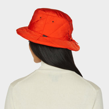 Mustard Yellow Abbott Bucket side back view on model