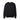 Black Men's Extra Fine V-Neck front view