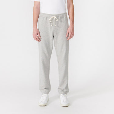 Grey Mix Men's Organic French Terry Jogger front view on model