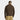 Dark Brown Men's Cool Cotton Sweater Jacket back view on model