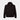 Black Men's Cool Cotton Sweater Jacket front view