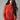 Orange Women's Stretch Merino Turtleneck front view on model 2