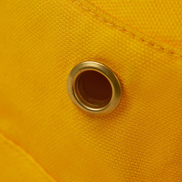 Yellow T3 Cotton Duck Hat grommet close up