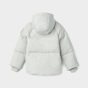 White Kids Alpine Puffer back view