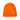 Orange Merino Toque front view