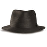 Black TOY4 Jackson Fedora Hat front view