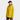 Yellow Packable Rain Anorak side view on model