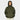 Khaki Green Packable Quilted Anorak front view on model hood on