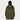 Khaki Green Packable Quilted Anorak back view on model