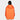 Orange Packable Quilted Anorak back view on model