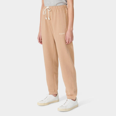 Camel Women's Organic French Terry Jogger side view on model