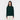 Dark Green Women's Italian Cashmere Crewneck front view on model